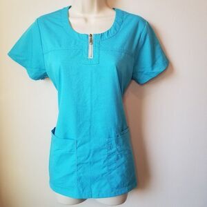 Barco NRG Round Neck Zip Front To/Small